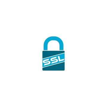 Security Web Logo Icon Design Isolated on white background