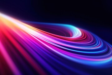 abstract futuristic background with pink blue glowing neon moving high speed wave lines and bokeh lights. Data transfer concept Fantastic wallpaper