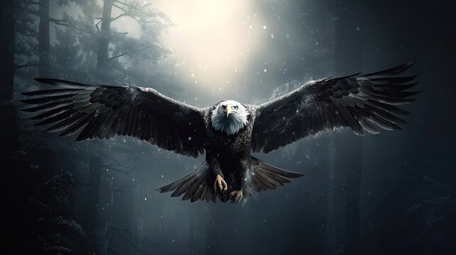 A majestic eagle