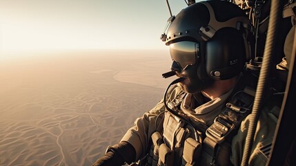 A team of Navy SEALs in action