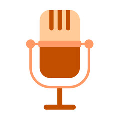 Retro Microphone Illustration