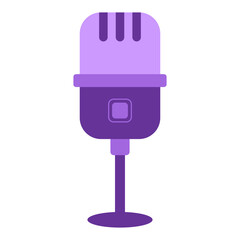 Retro Microphone Illustration