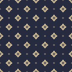 Luxury floral seamless pattern background. Abstract decorative flowers illustration design