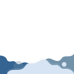 Abstract Blob Footer