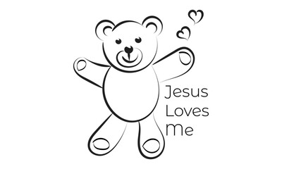 The message of the Gospel of Jesus Christ. Bible lesson for kids or use as poster, card, flyer or T Shirt