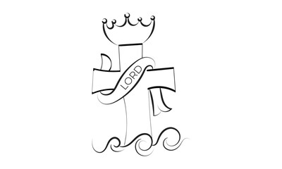 The message of the Gospel of Jesus Christ. Bible lesson for kids or use as poster, card, flyer or T Shirt