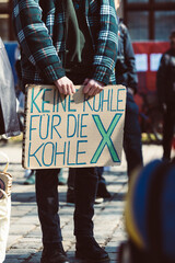 Global climate change strike - No Planet B - Erlangen