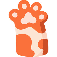 Cute Cat Paw Illustration