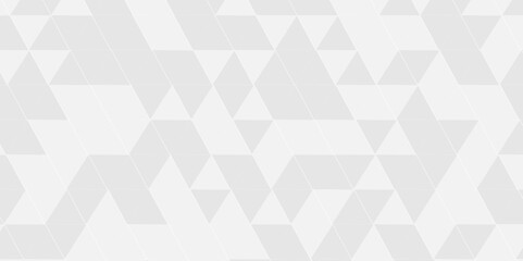 Obraz premium Abstract geometric background vector seamless technology gray and white background. Abstract geometric pattern gray Polygon Mosaic triangle Background, business and corporate background. 