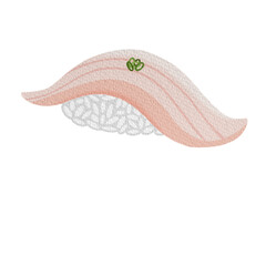 Japanese squid sushi