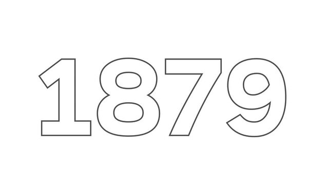 0から2024まで数字がカウントアップされるアニメーション（背景透過）