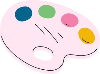 Painter Palette Equipment