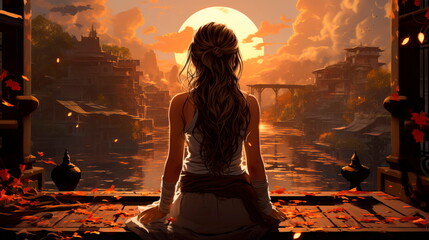 meditation and mindfulness to relieve stress and improve mental well-being. Generative Ai