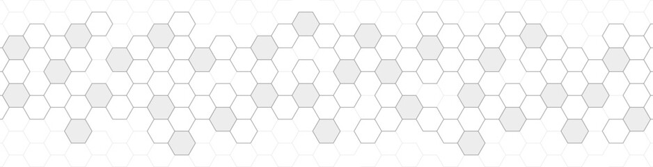 Abstract background and geometric pattern with hexagons shape for banner design or header
