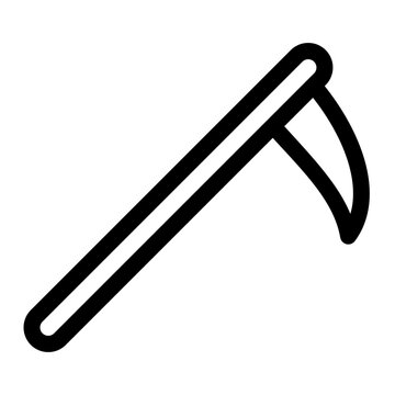 recommend clip art: sickle line icon