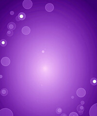 abstract violet background with scintillating circles and gloss