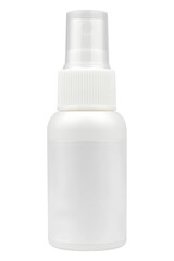 atomizer, atomizer, foam, spray, dispenser, empty container for cosmetics, medicine, food, in a place for an inscription