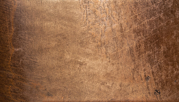 Bronze texture, metal plate as background or element for design