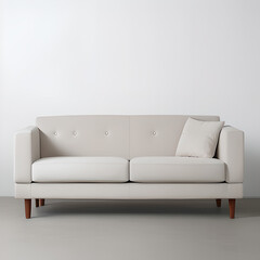 Fototapeta premium sofa 2 seat on white