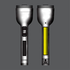 Flash Light LED Torch Illustration Vector. business finanace and other category uses.