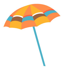 Umbrella for beach, parasol protecting from sun