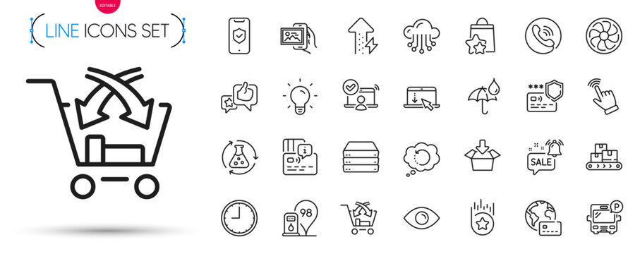 Pack of Energy growing, Wholesale goods and Chemistry experiment line icons. Include Image album, Card, Loyalty points pictogram icons. Cross sell, Online access, Loyalty star signs. Vector