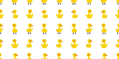 duck seamless pattern rubber duck shower bathroom toy chicken bird vector pet wrapping paper doodle cartoon animal farm tile wallpaper repeat background scarf isolated illustration design