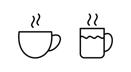 Cup coffee icon vector. coffee cup icon. mug