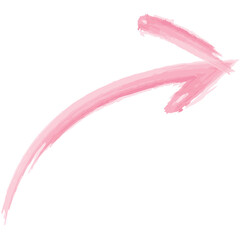 Digital png illustration of pink arrow right on transparent background