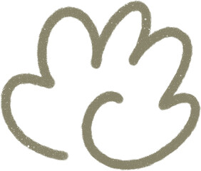 Abstract Scribble Line  Illustration