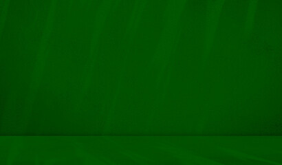 Green Shadow Background, Podium 3d Studio Room Table Product Beauty Cosmetic