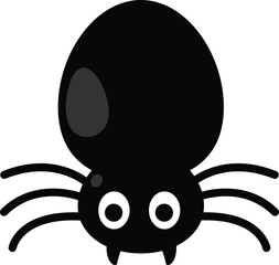 illustration Halloween spider symbol vector