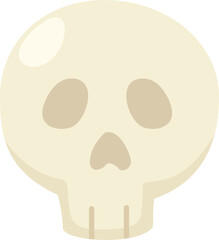 illustration halloween skull symbol vector
