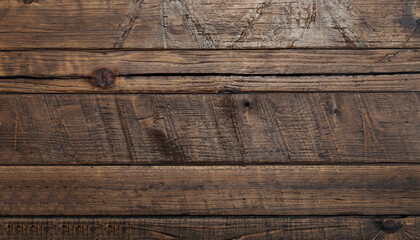 dark stained, distressed wooden floor board texture