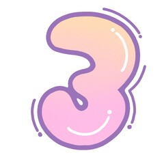 Obraz premium hand drawn mathematical symbols kawaii design and colorful