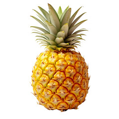 Fototapeta premium pineapple white background