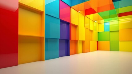 abstract colorful architectural background
