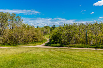 Kistikan Park in the city of Saskatoon, Canadav
