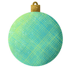 Christmas ball isolated on white background