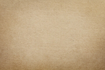 Old cardboard sheet texture background, pattern of brown kraft paper with vintage style.