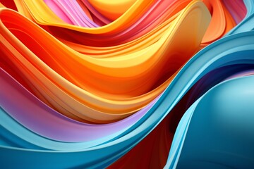 Fototapeta premium Abstract Colorful Line Abstract Backgrounds with Vibrant Hues and Dynamic Patterns, Copy Space, Generative AI