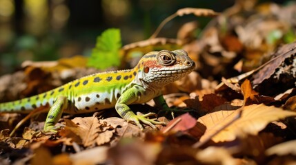 Obraz premium lizard 