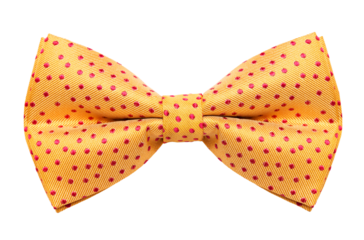 Funky polka dotted bow tie, png file with no background