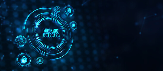 Internet, business, Technology and network concept. Hacking Detected. Concept meaning activities that seek to compromise affairs are exposed Entering New Programming Codes. 3d illustration