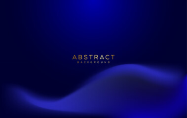 dark blue background with wave lines