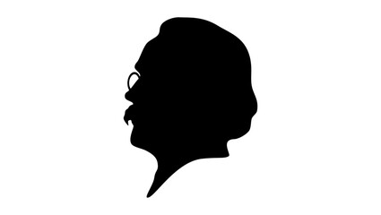 Sir Joseph John Thomson silhouette