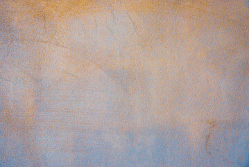 Abstract orange and light blue gradient paint grunge texture background.