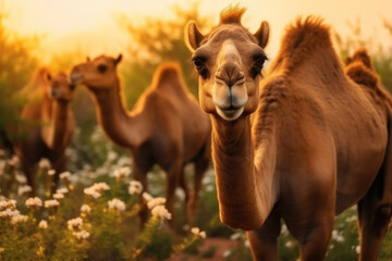 Camel, Wildlife Photography, Generative AI