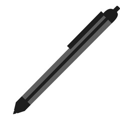 Black Pen icon, vector, cartoon illustration. School, Education, Library and Literacy collection