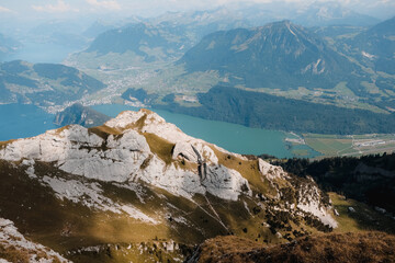 swiss mountains in the mountains - obrazy, fototapety, plakaty